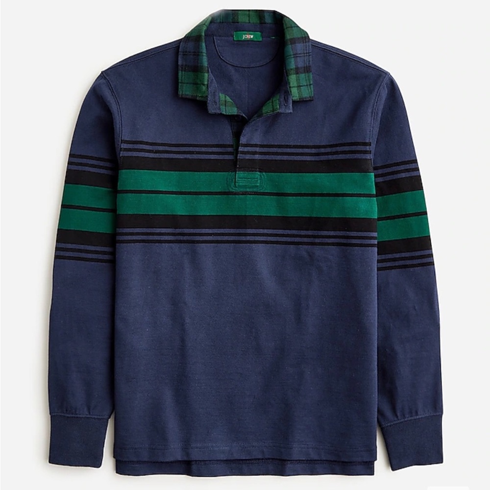 J Crew men’s rugby shirt, size M